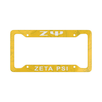 Zeta Psi License Plate Frame - New