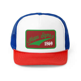 Greekgear Kappa Sigma Tail Patch Design Trucker Hats 