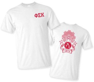 Greekgear Phi Sigma Kappa World Famous Crest Tee 