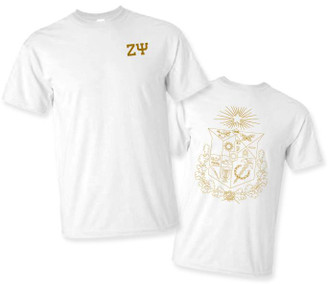 Greekgear Zeta Psi World Famous Crest Tee 