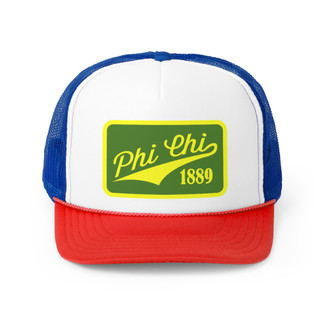 Phi Chi Red, White & Blue Trucker Hats