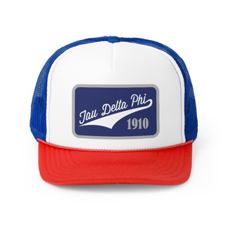 Tau Delta Phi Tail Patch Design Trucker Hats