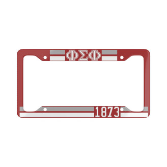 Phi Sigma Phi Year License Plate Frames