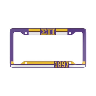 Sigma Pi Year License Plate Frames