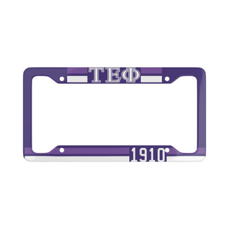 Tau Epsilon Phi Year License Plate Frames