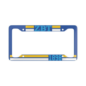 Zeta Beta Tau Year License Plate Frames