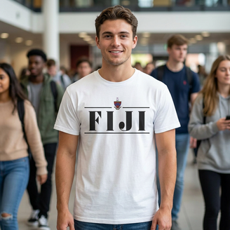 FIJI - Phi Gamma Delta Line Crest T-shirt