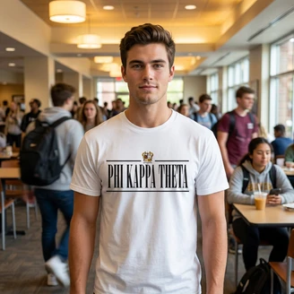 Phi Kappa Theta Line Crest T-shirt