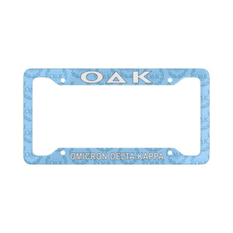 Printify Omicron Delta Kappa Year License Plate Frames 