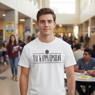 Tau Kappa Epsilon Line Crest T-shirt