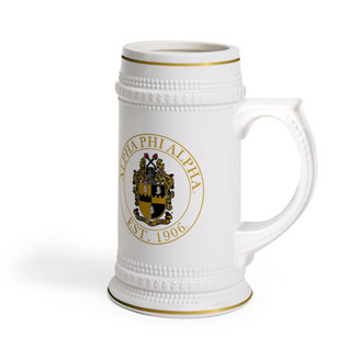 Printify Alpha Phi Alpha Stein - ΑΦΑ Ceramic Collectors Tankard
