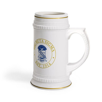 Printify Phi Beta Sigma Ceramic Collectors Stein Tankard