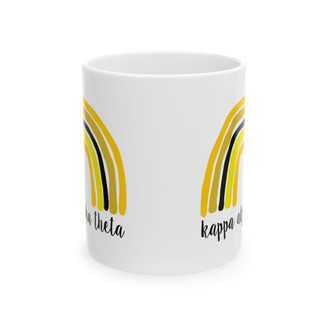 Kappa Alpha Theta Rainbow Coffee Mugs