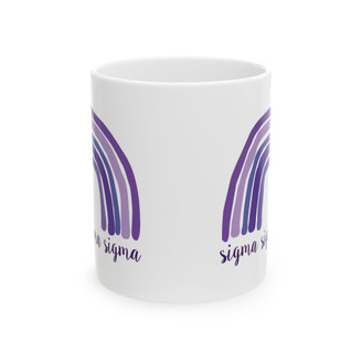 Sigma Sigma Sigma Rainbow Coffee Mugs