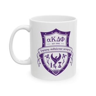 Alpha Kappa Delta Phi Crest Coffee Mug