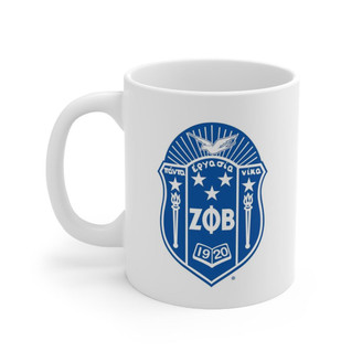 Printify Zeta Phi Beta Crest Coffee Mug 