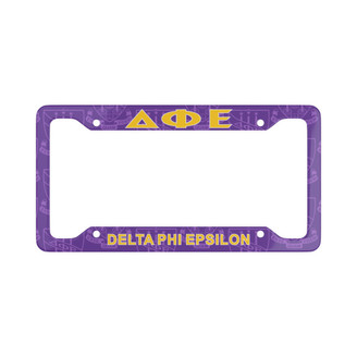 Delta Phi Epsilon New License Plate Frames