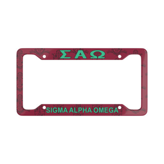 Sigma Alpha Omega New License Plate Frames