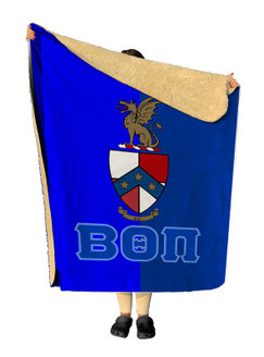 Beta Theta Pi Two Tone Sherpa Blanket