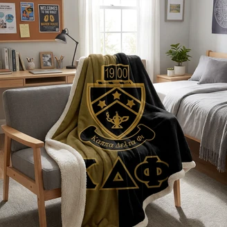 Kappa Delta Phi Two Tone Sherpa Blanket