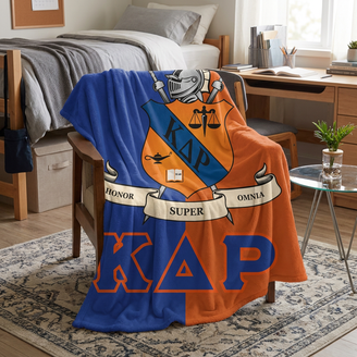 Kappa Delta Rho Two Tone Sherpa Blanket