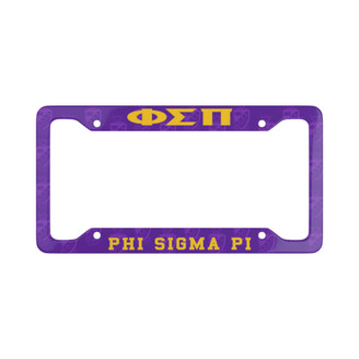 Phi Sigma Pi License Plate Frames