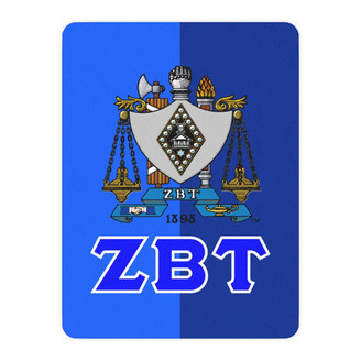 Printify Zeta Beta Tau Two Tone Sherpa Blanket 