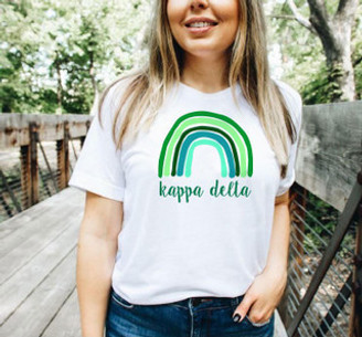 Kappa Delta Rainbow Tees