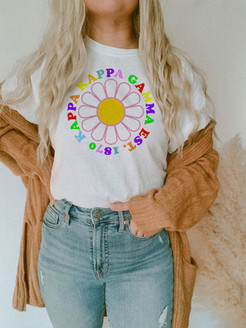 Kappa Kappa Gamma Rainbow Daisy Tees