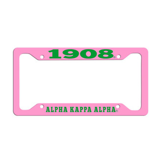 Printify Alpha Kappa Alpha 1908 License Plate Frames
