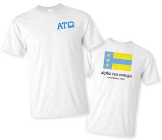 Alpha Tau Omega Flag T-shirts