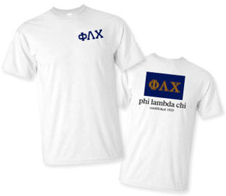 Phi Lambda Chi Flag T-shirts