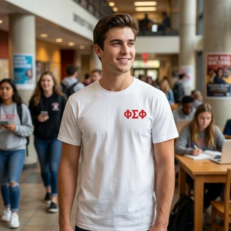 Phi Sigma Phi Flag T-shirts