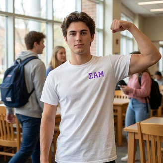 Sigma Alpha Mu Flag T-shirts