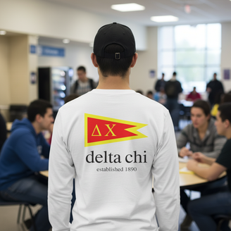 Delta Chi Flag Long Sleeve T-Shirt