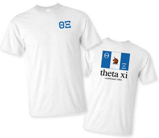 Theta Xi Flag T-shirts