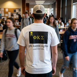 Phi Kappa Sigma Flag T-shirts