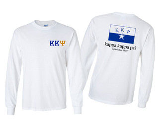 Kappa Kappa Psi Flag Long Sleeve T-Shirt