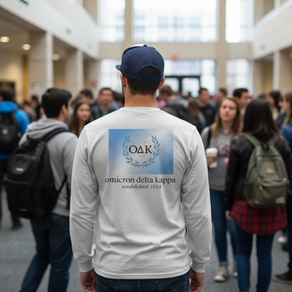 Omicron Delta Kappa Flag Long Sleeve T-Shirt