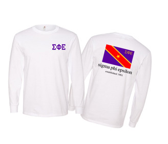 Sigma Phi Epsilon Flag Long Sleeve T-Shirt