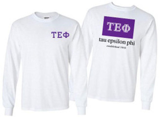 Tau Epsilon Phi Flag Long Sleeve T-Shirt