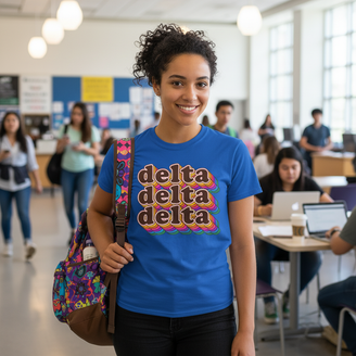 Delta Delta Delta Retro Maya Tees