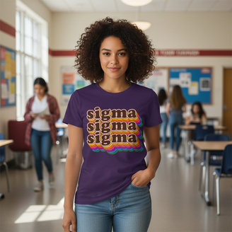 Sigma Sigma Sigma Retro Maya Tees