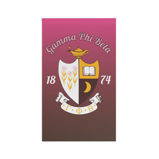 Gamma Phi Beta House Flag Banner