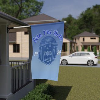 Printify Zeta Phi Beta House Flag Banner 