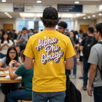 Alpha Phi Omega Flashback Tees