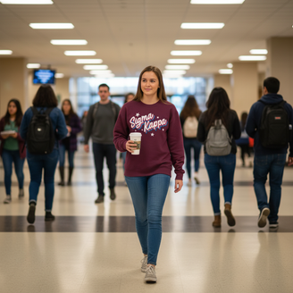 Sigma Kappa Flashback Crewneck Sweatshirt