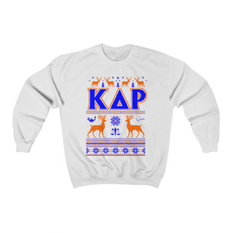 Kappa Delta Rho Ugly Christmas Sweater Crewneck Sweatshirts