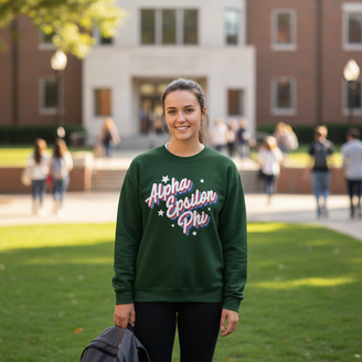 Alpha Epsilon Phi Flashback Crewneck Sweatshirt