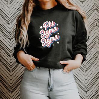 Phi Sigma Sigma Flashback Crewneck Sweatshirt